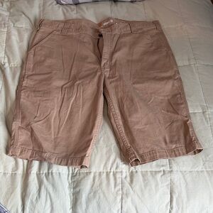 Carhartt Men’s Flat Front Shorts in Tan